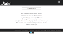 Tablet Screenshot of lutra.com.tr